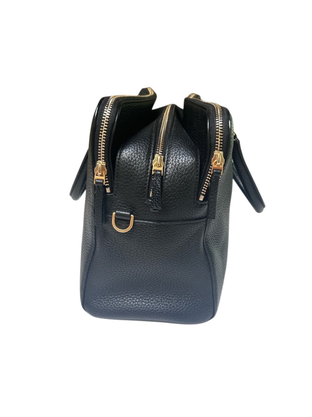 TORY BURCH Georgia Black Triple Zip Satchel Crossbody – Pristine Condition! - Picture 6 of 12